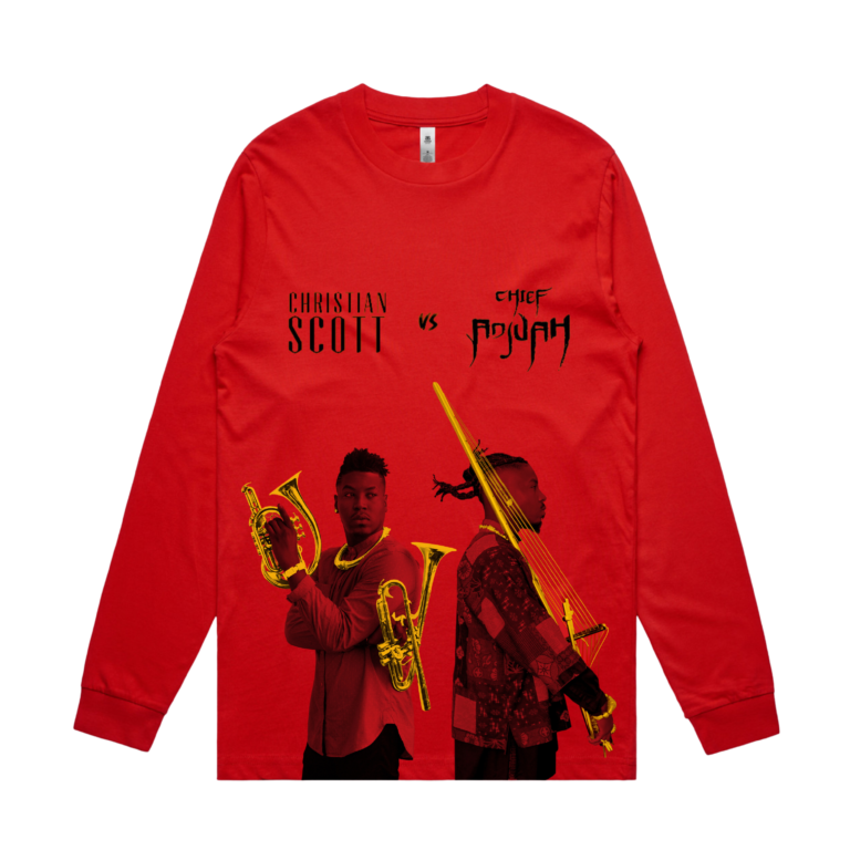 CHRISTIAN SCOTT VS CHIEF ADJUAH LONG SLEEVE (RED)