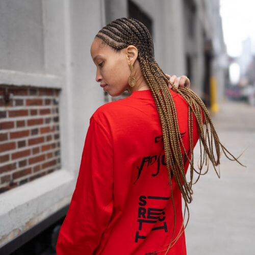 CHRISTIAN SCOTT VS CHIEF ADJUAH LONG SLEEVE (RED)
