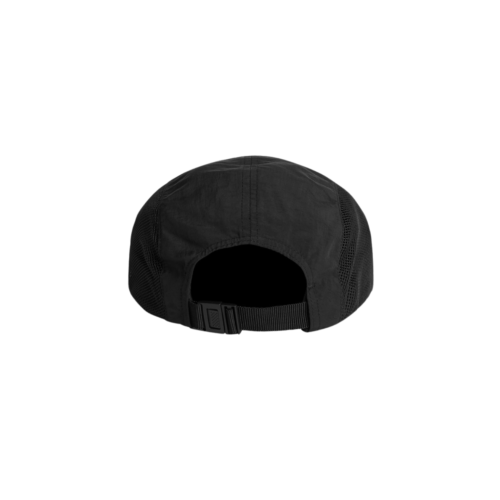 STRETCH MUSIC CAP (BLACK/RED LOGO)