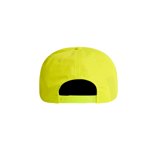 STRETCH MUSIC CAP (LIGHTNING YELLOW_RED LOGO) - back