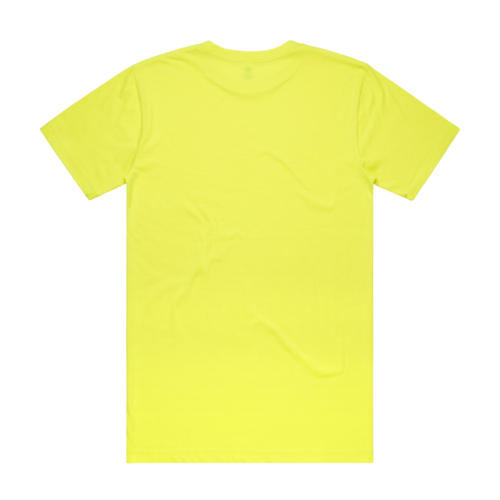 STRETCH MUSIC SHORT SLEEVE (LIGHTNING YELLOW) - back