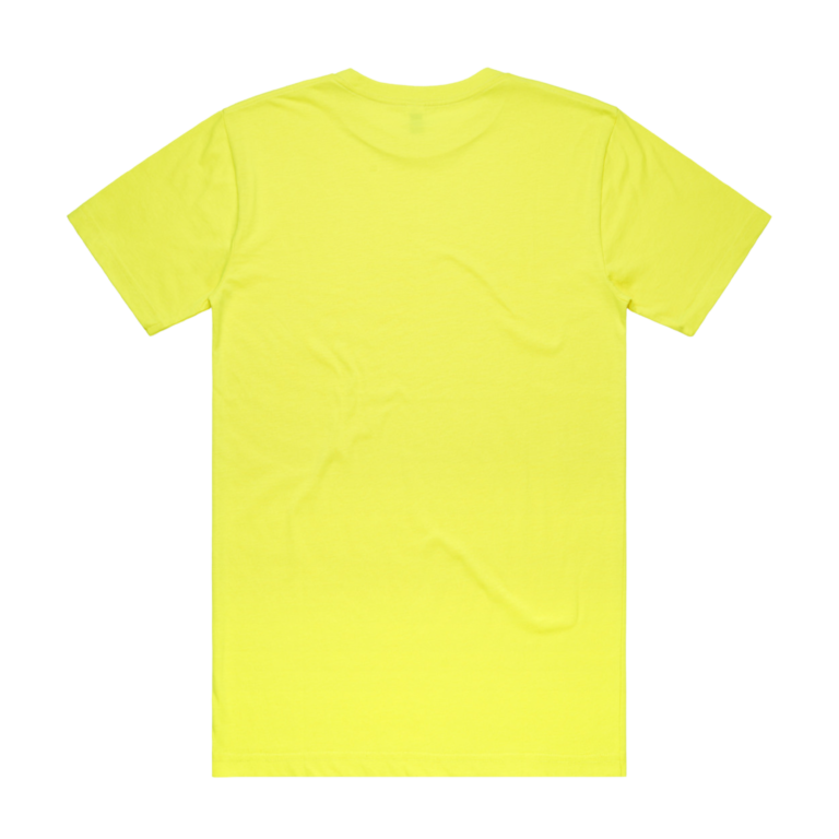 STRETCH MUSIC SHORT SLEEVE (LIGHTNING YELLOW) - back
